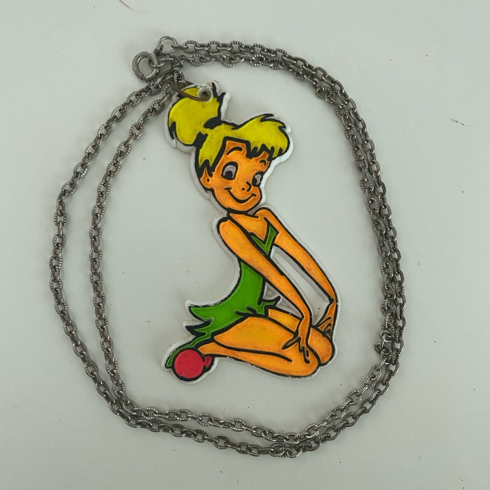 Vintage Disney Tinkerbell Necklace